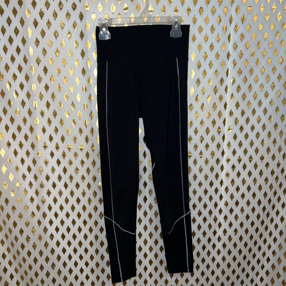 Adidas primegreen leggings athletic compression black reflective pants size S